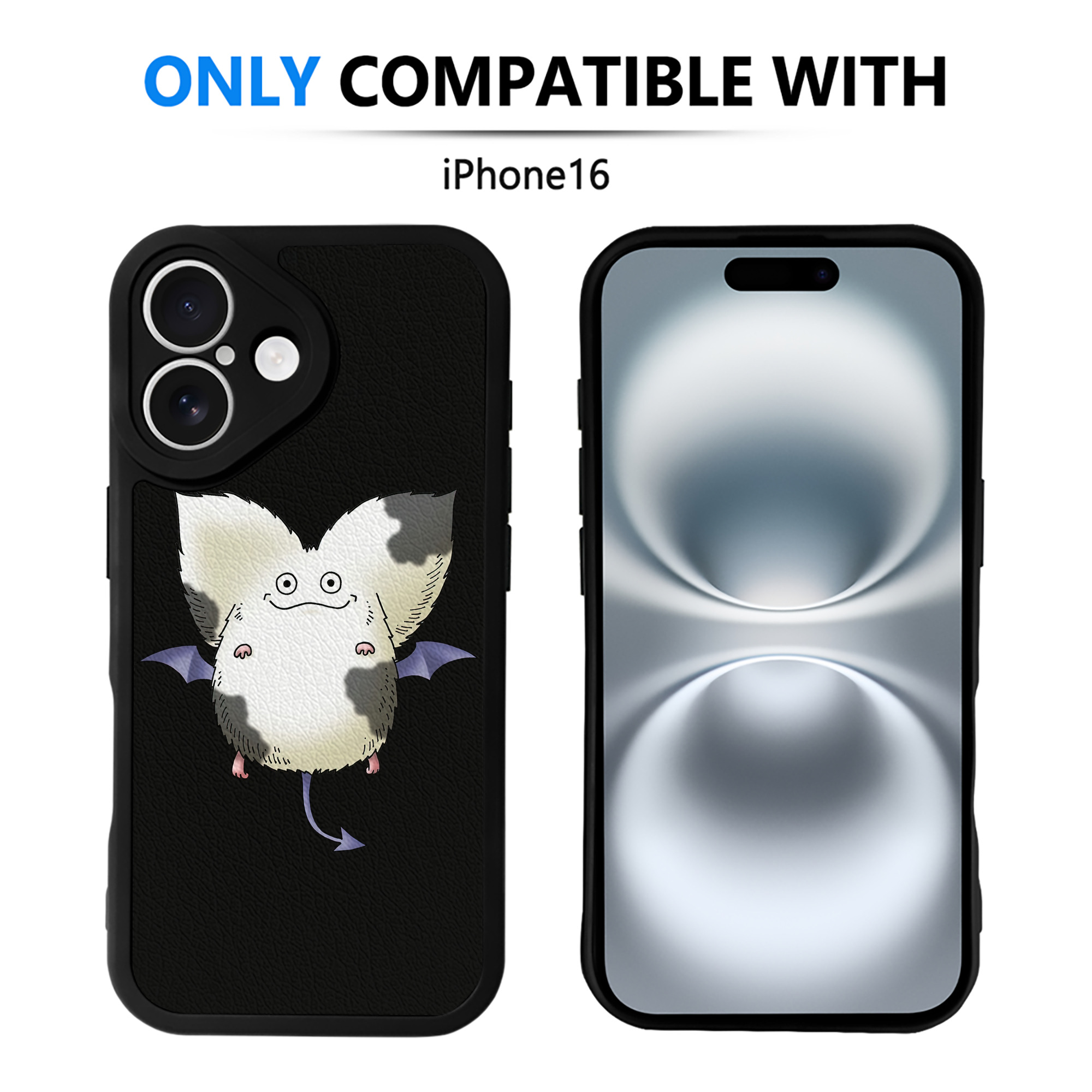 （画像用） ドラゴンクエスト Doragon Kuesuto Dragon Quest 【iPhone 16シリーズ対応】シリコンスマホケース（レザー調） 材質：シリコン